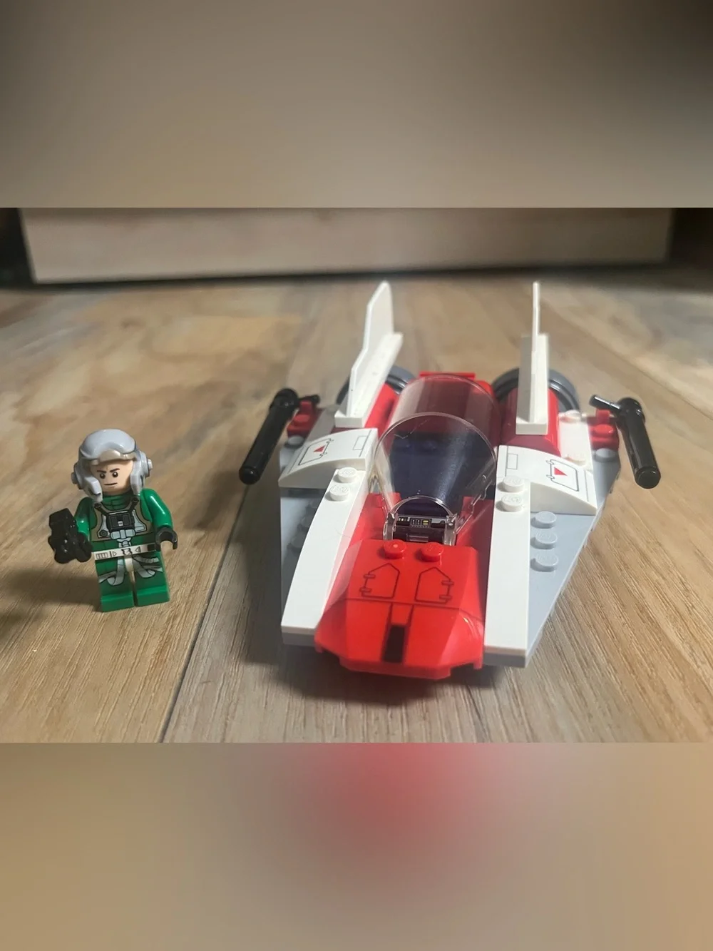 Lego- Star Wars  - Rebel A-Wing Starfighter - Set 75247 *Mostly Glued Together